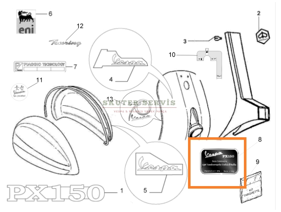STİCKER PX 150