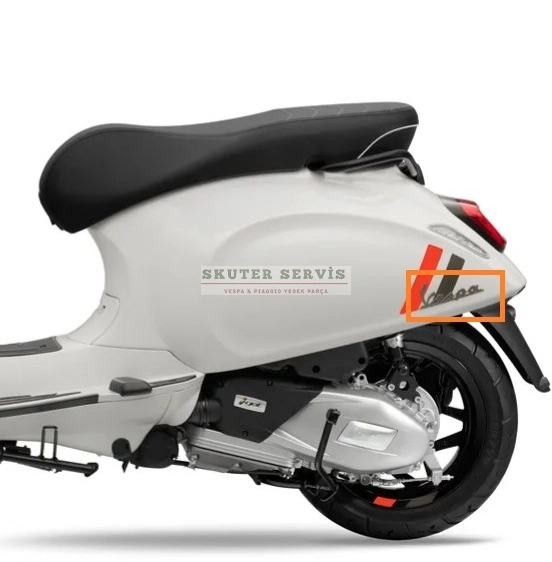 ARKA PANEL YAZI ’’VESPA’’
