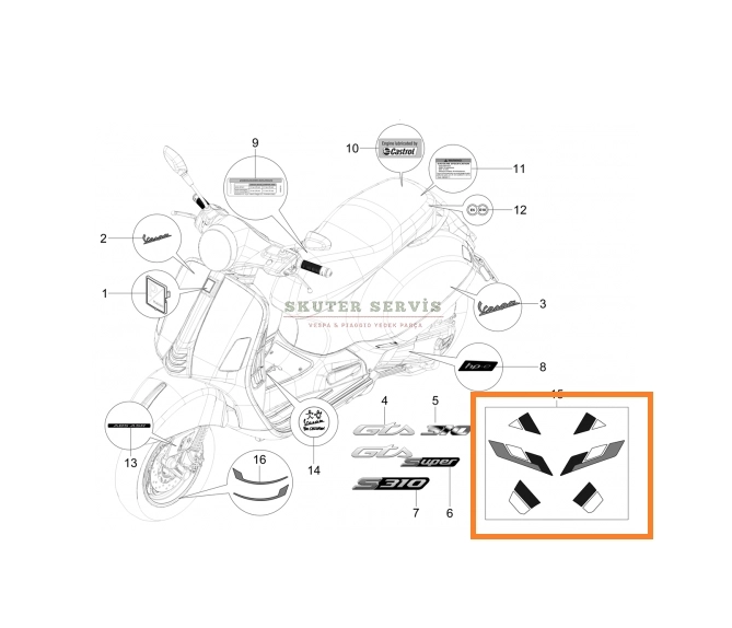 STİCKER SET SUPER SPORT