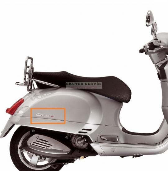 656235 YAZI PANEL SAĞ ARKA YAZI GTS 250 ie