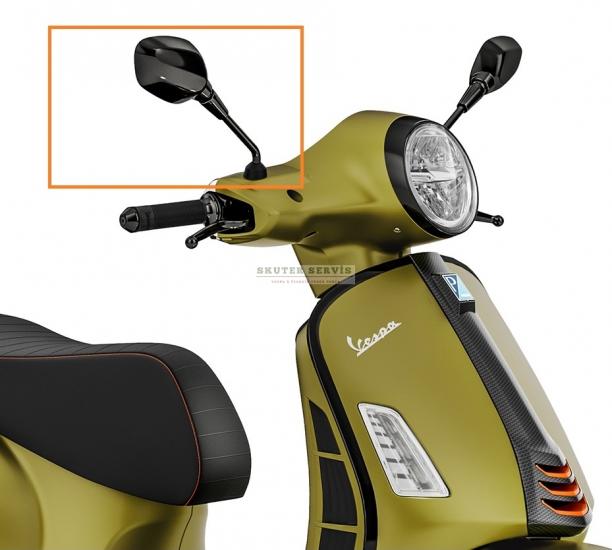 AYNA SİYAH SAĞ VESPA GTS 125 & GTS 300 HPE 2023 