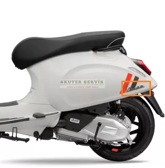 ARKA PANEL YAZI ’’VESPA’’