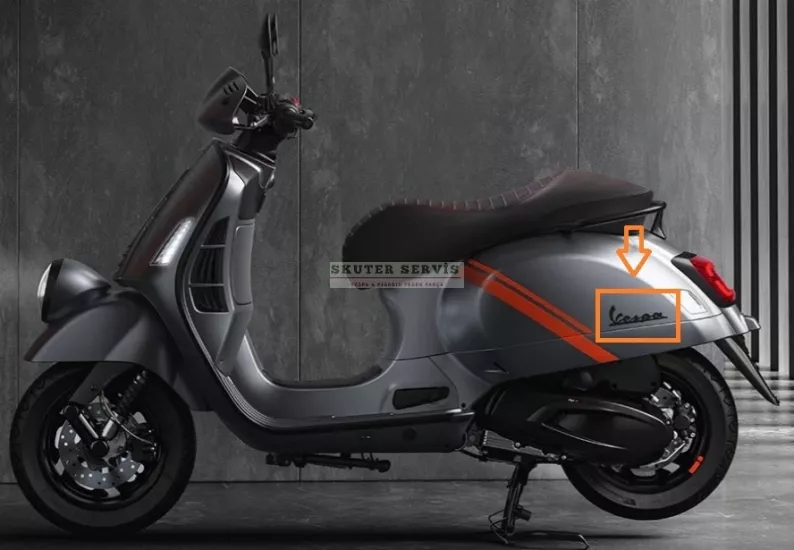 ARKA PANEL YAZI ’’VESPA’’